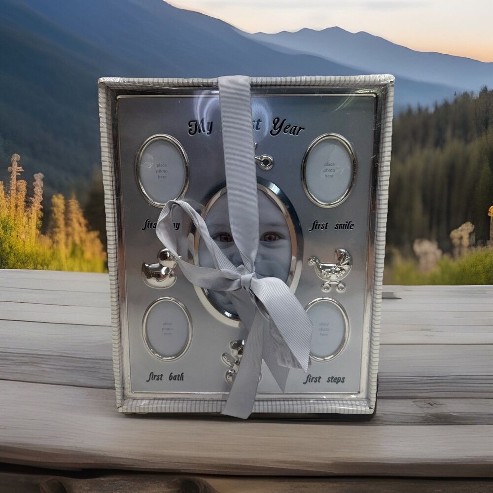 Brand New First Impressions My First Year Baby Picture Frame Sealed